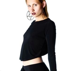 Black Wednesday The Vexed Crop Top